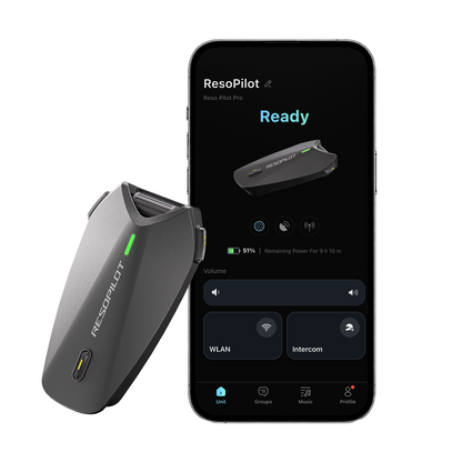 RESOPilot Pro Motorcycle Helmet Intercom-bundle