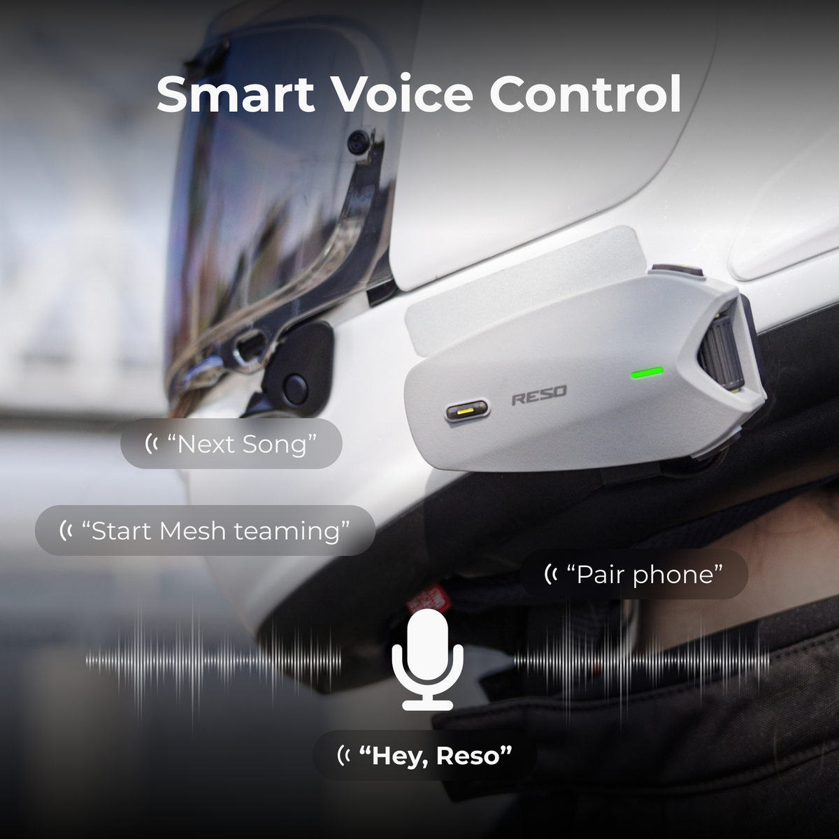 RESO Pilot Neo Motorcycle Helmet Intercom