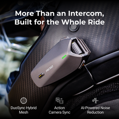 RESO Pilot Pro Motorcycle Helmet Intercom